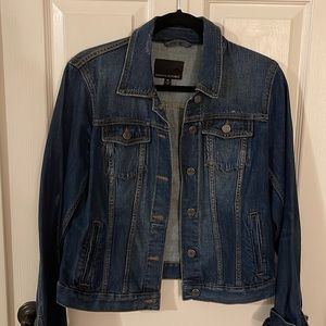 Slightly distressed Banana Republic denim jacket